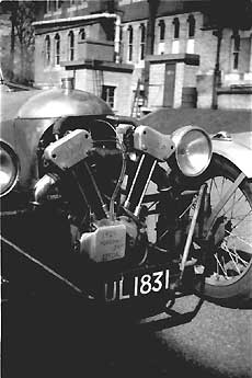 Michael Buck's old Moggie powered by J.A.P.